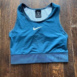 Nike Pro Blue Crop Top size XS